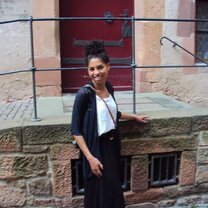 Posing in front of Marbugerschloss